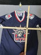 Blue CCM New York Rangers "Statue Of Liberty" XL Blank Jersey