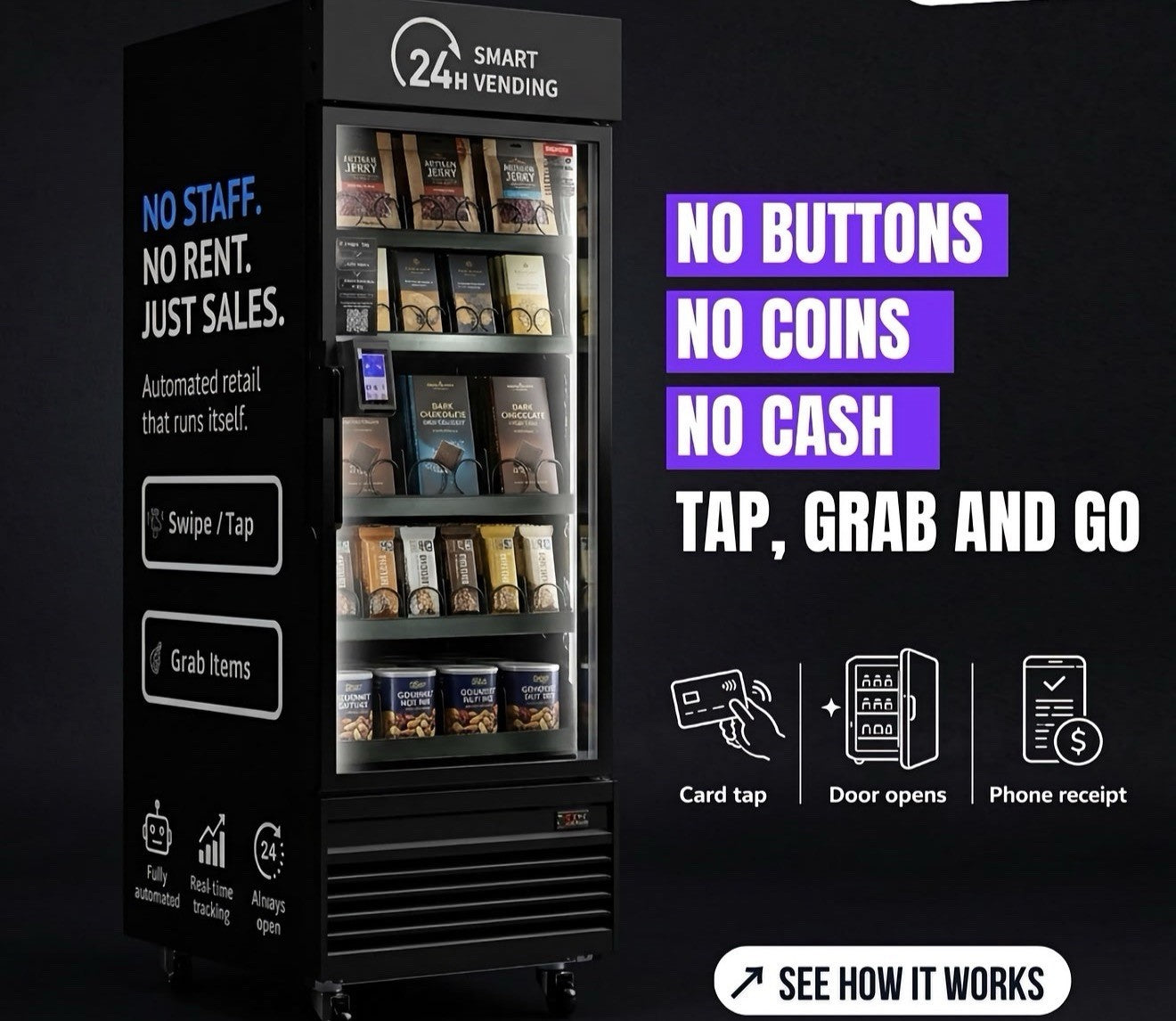 HAHA Freezer 550 AI Smart Cooler