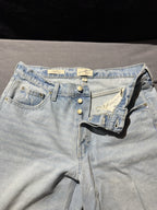 Universal Thread Women's Jeans Mid Rise 90s Baggy Leg Light Wash Size 10R
