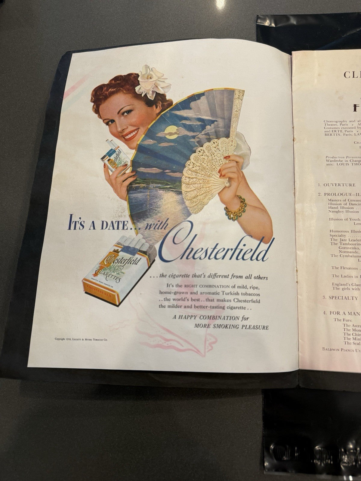 1939 Famous Folies Bergere Theatre Program Treasure Island San Francisco