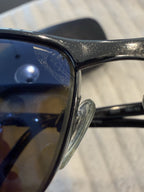 REVO 3023 080/63 Silver Gray Gunmetal Polarized Sunglasses Rare Vintage