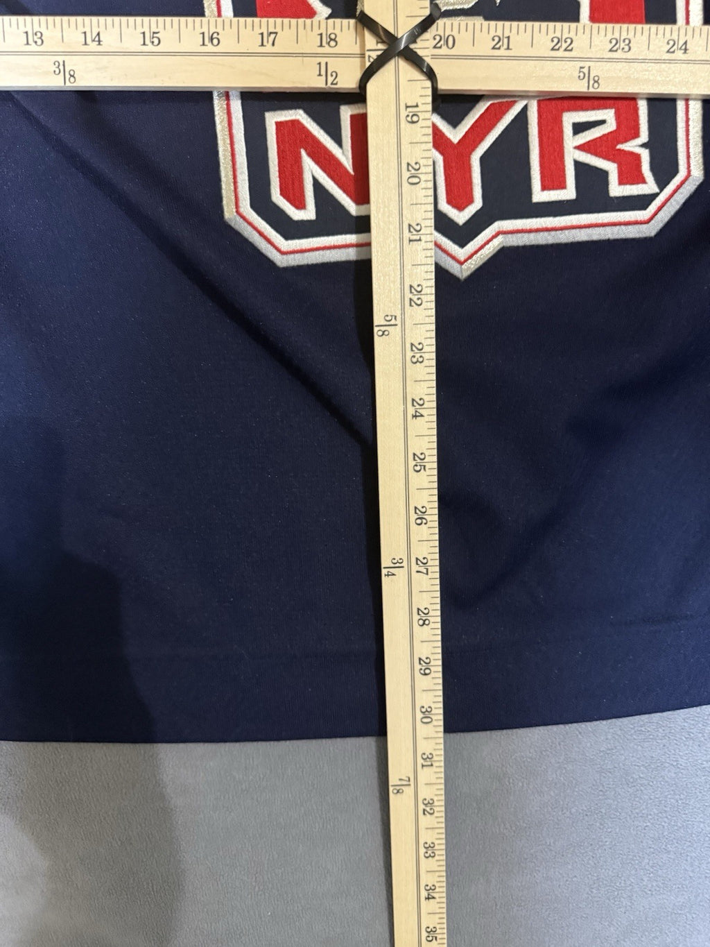 Blue CCM New York Rangers "Statue Of Liberty" XL Blank Jersey