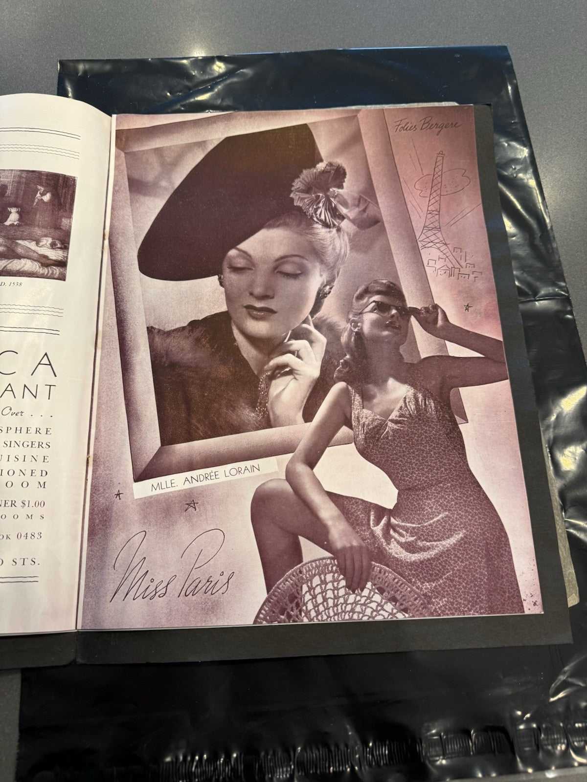 1939 Famous Folies Bergere Theatre Program Treasure Island San Francisco