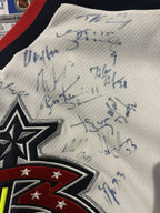 Rare Vintage Columbus Blue Jackets Team Signed Jersey w/ No COA Has Tags