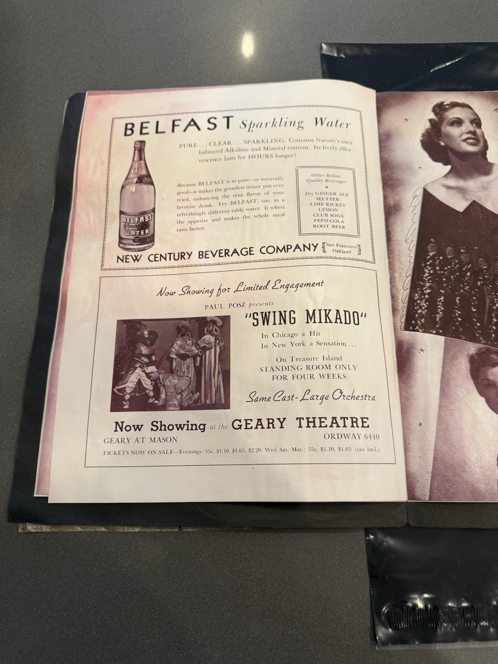 1939 Famous Folies Bergere Theatre Program Treasure Island San Francisco
