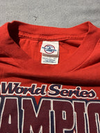 Rare Anaheim Angels 2002 World Series Champions Tshirt Large-Delta Pro Weight