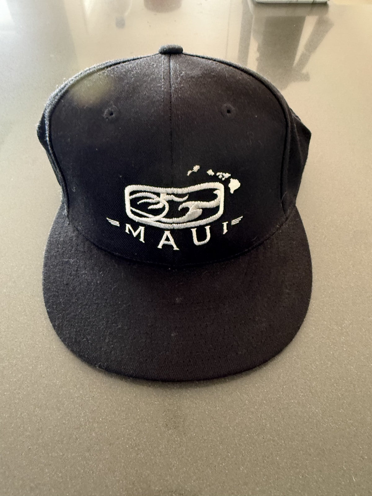 Honolua Maui Black 210 Fitted Cap 7 1/4 - 7 5/8
