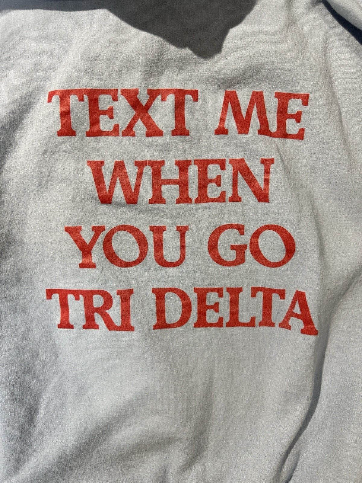 Tri Delta Sorority Est. 1888 women’s XL Powder Blue Sweatshirt By Greek House