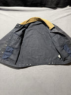 J Galt Rustic Denim Jean Jacket Corduroy Collar Women’s Small