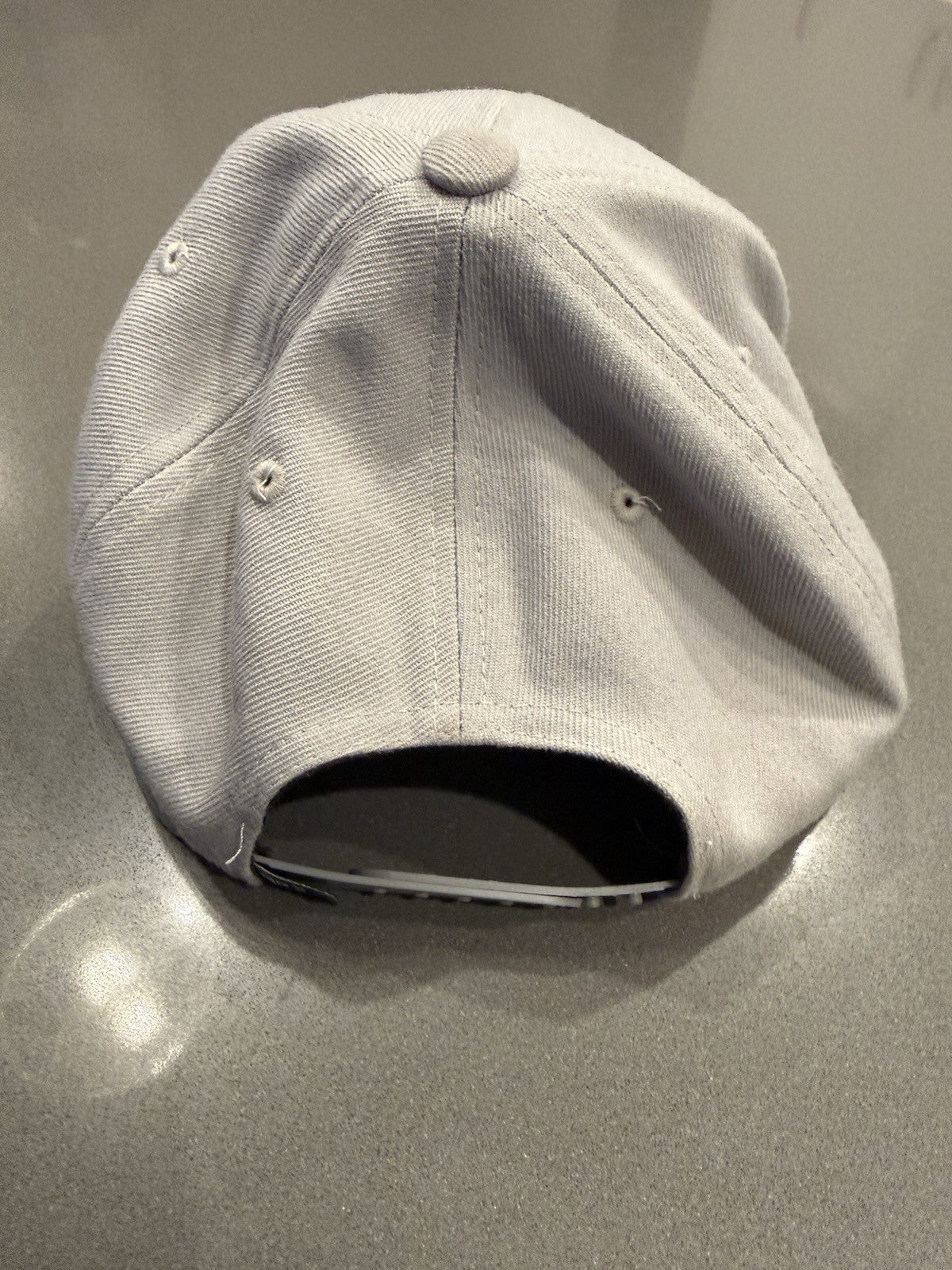 Rare Adidas Skateboarding Trefoil Snapback Flat Bill Hat Gray & Black