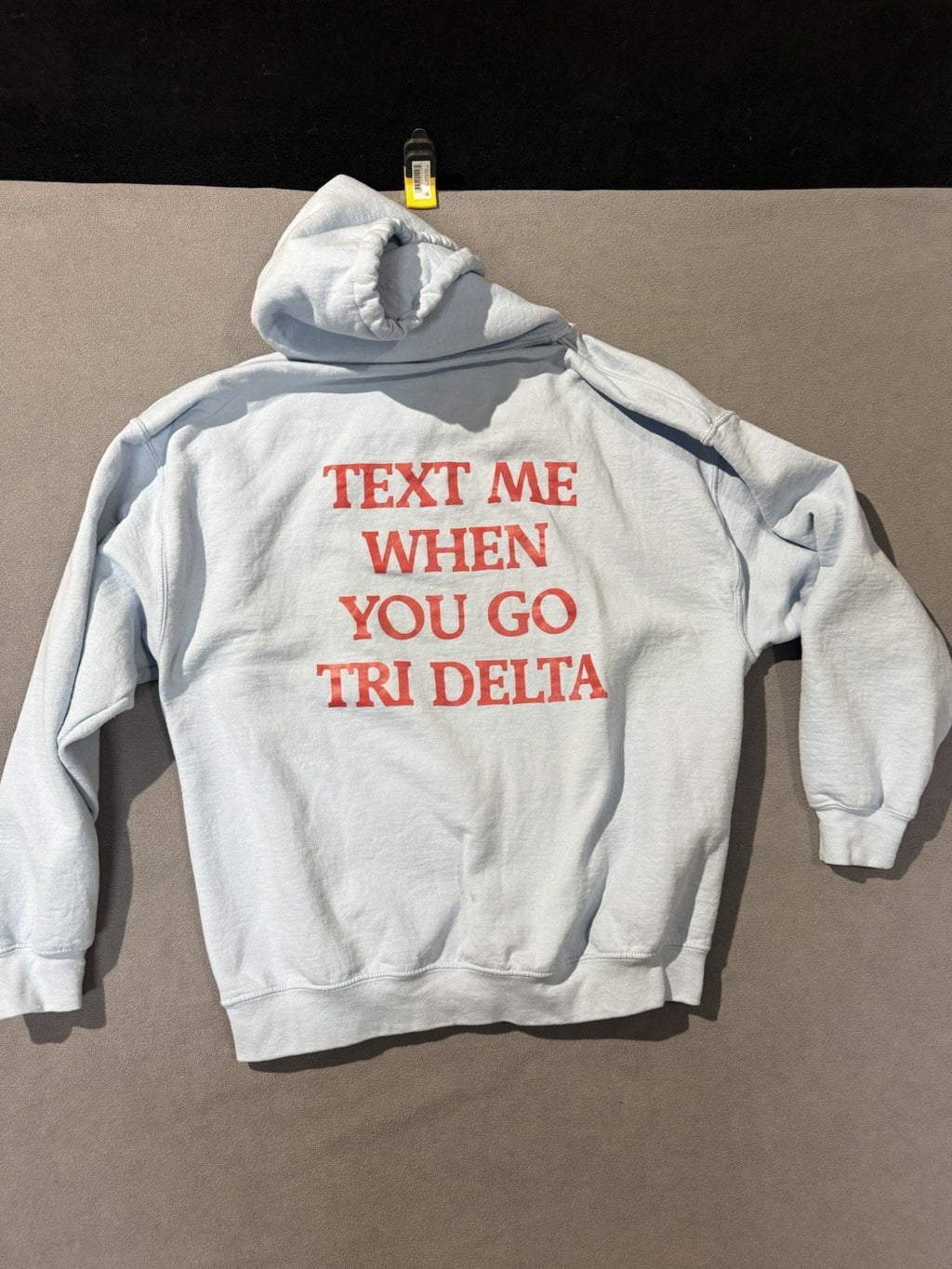 Tri Delta Sorority Est. 1888 women’s XL Powder Blue Sweatshirt By Greek House