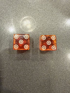 Vintage And Rare Harolds Reno Casino Bullseye Dice Die With “Fun” Imprint