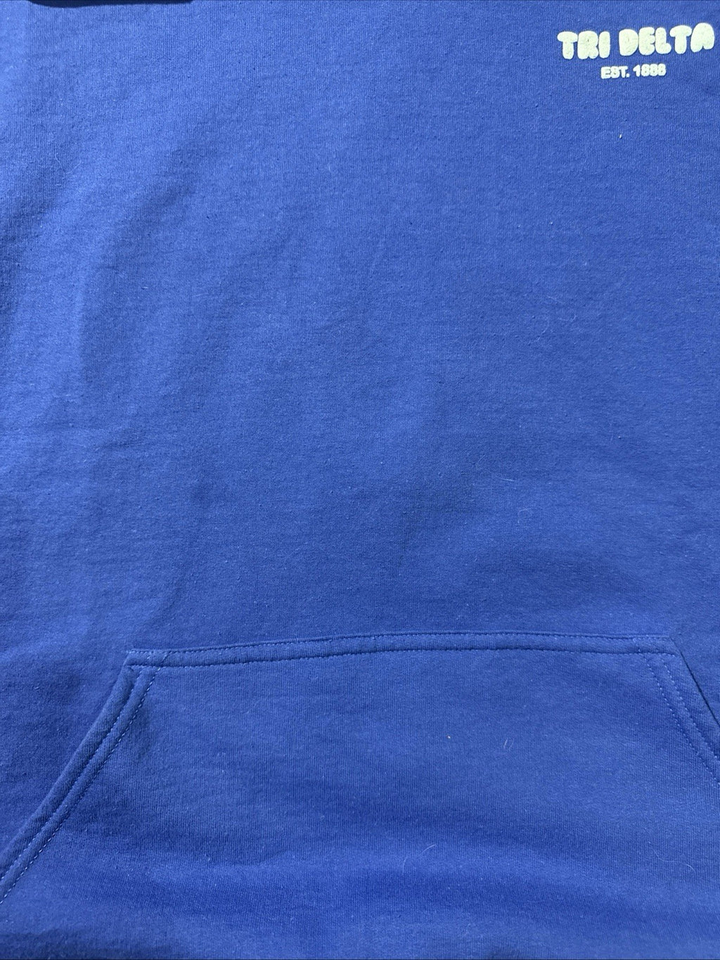 Delta Delta Delta Tri Delta Sweatshirt Hoodie XL Royal Blue