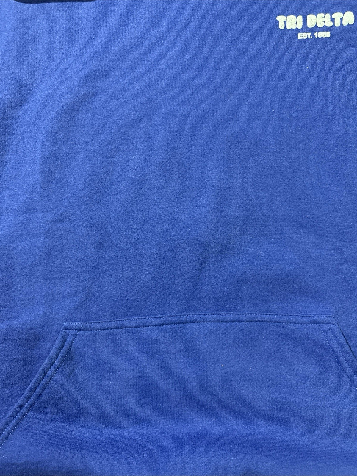 Delta Delta Delta Tri Delta Sweatshirt Hoodie XL Royal Blue