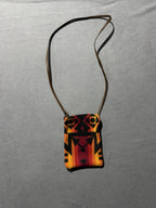 Rustic Colorful Southwestern Aztec Small Zipper Crossbody Bag Purse 8 X 6 Inches
