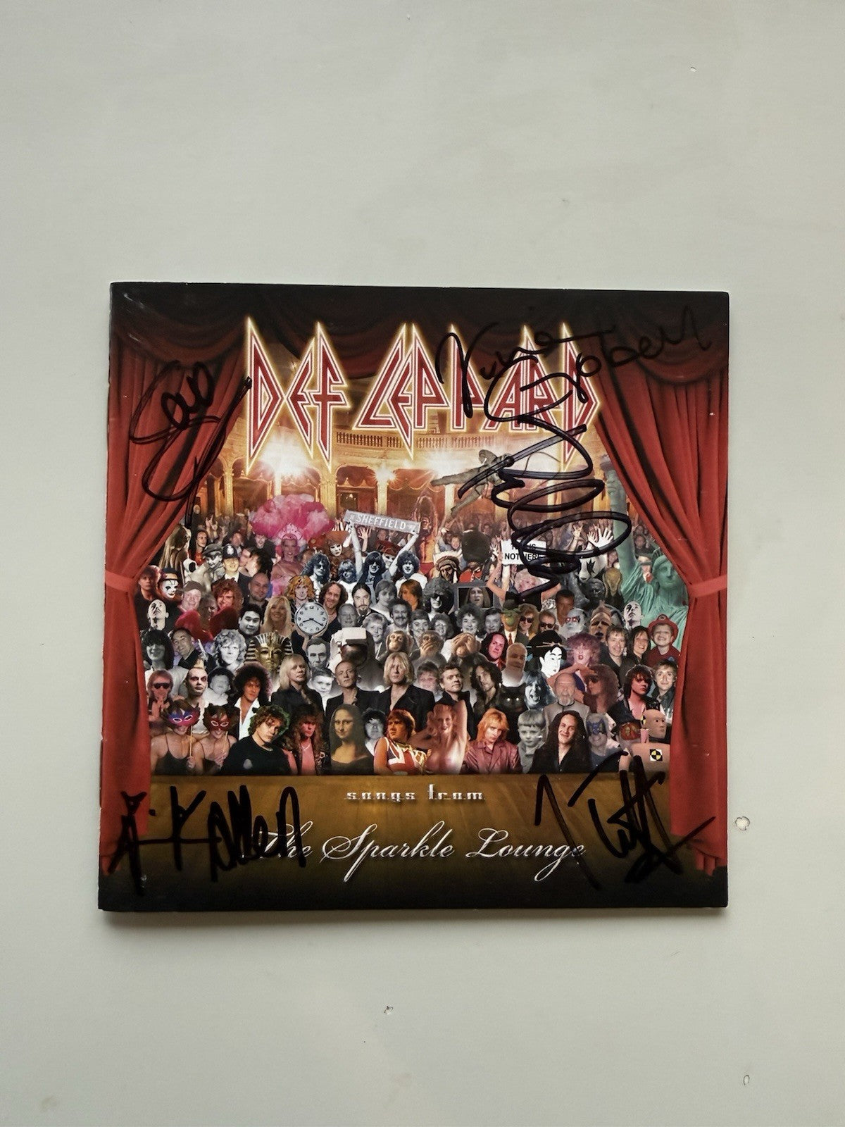 DEF LEPPARD The Sparkle Lounge 2006 US CD AUTOGRAPHED By The Band.