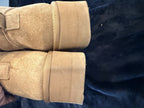 CUSIONAIRE Size 11M HIPPY Boot Bootie Platform Chestnut Memory Foam