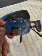 REVO 3023 080/63 Silver Gray Gunmetal Polarized Sunglasses Rare Vintage