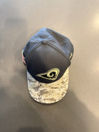 New Era 39Thirty Men Los Angeles Rams Salute to Service Gray Fitted Cap S/M
