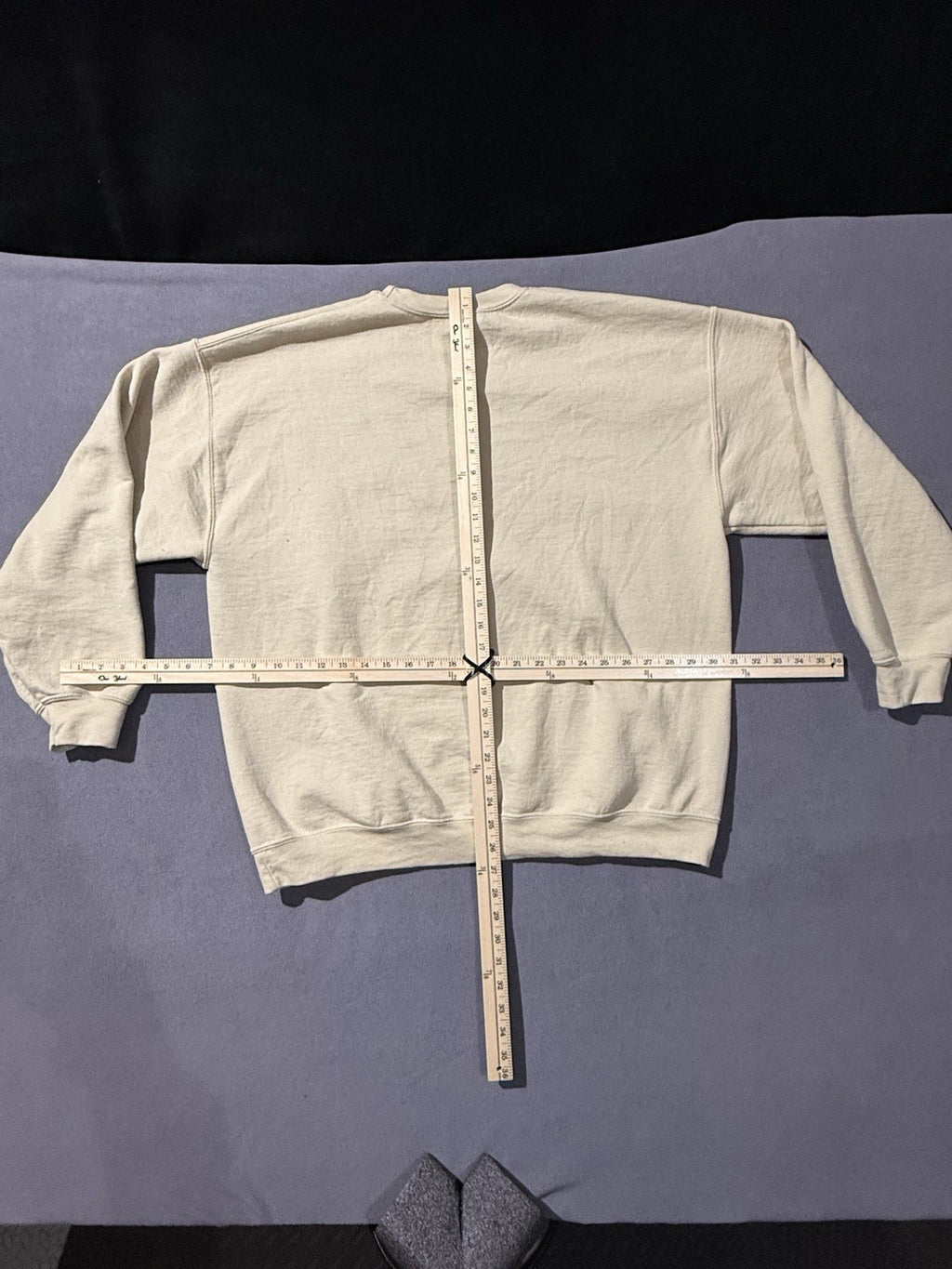 Tri Delta sorority Light Yellow women’s XL Sweatshirt Gildan Brand Blended