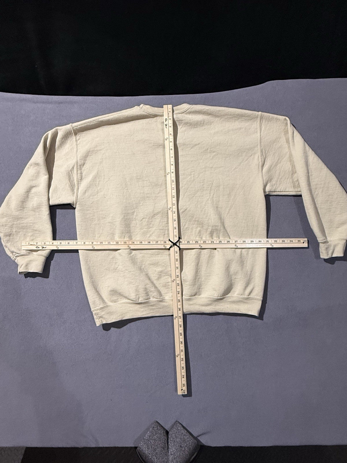 Tri Delta sorority Light Yellow women’s XL Sweatshirt Gildan Brand Blended
