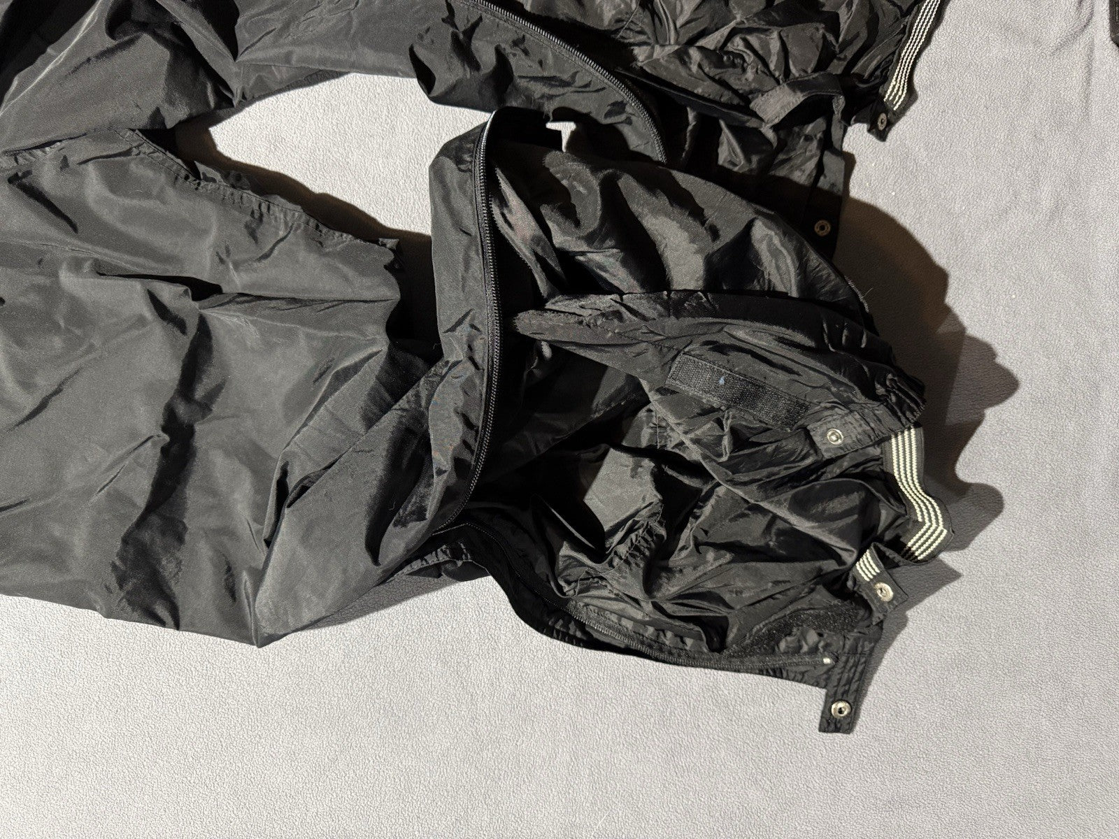 Mountian Tek RareBlack Ski Snow Board Zipper Pants size L