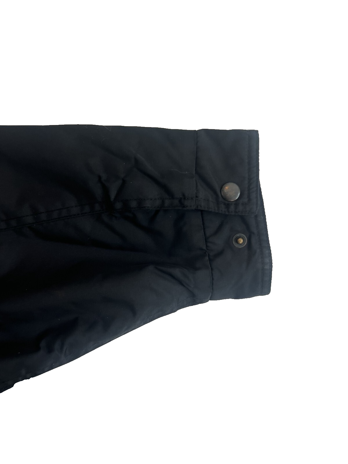 Vintage GAP Men's Utility Jacket Size Large Black Lined Button Deep Pile Collar