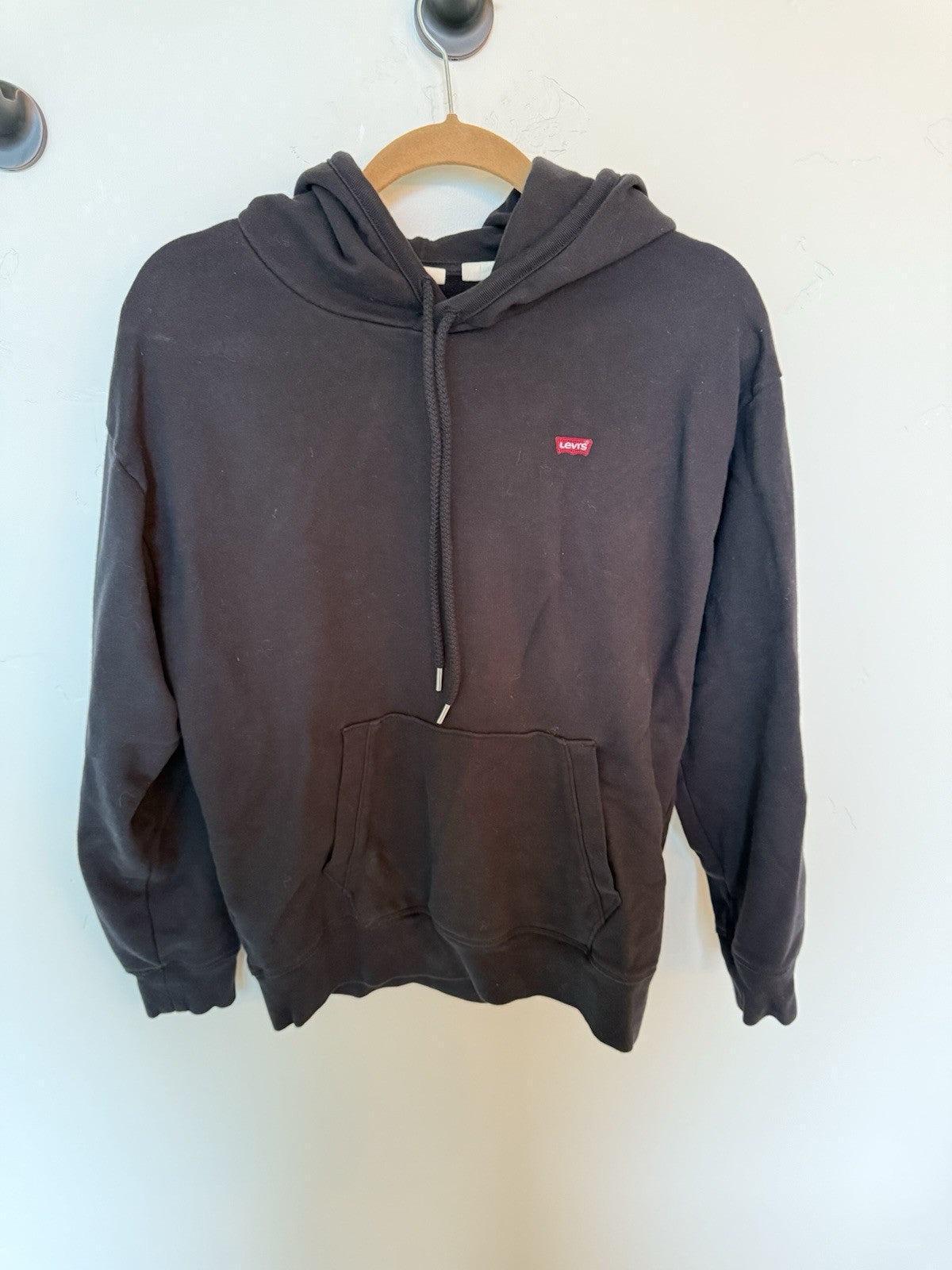 Levi's Hoodie Size M Sweater. Red Logo With Vintage Feel.