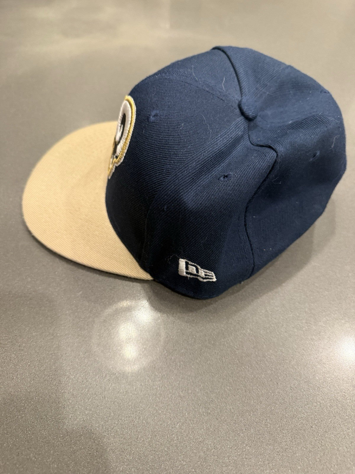 Rare St. Louis Rams NFL New Era 9fifty Hat Cap Snapback Logo Under Bill Of Cap