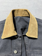 J Galt Rustic Denim Jean Jacket Corduroy Collar Women’s Small