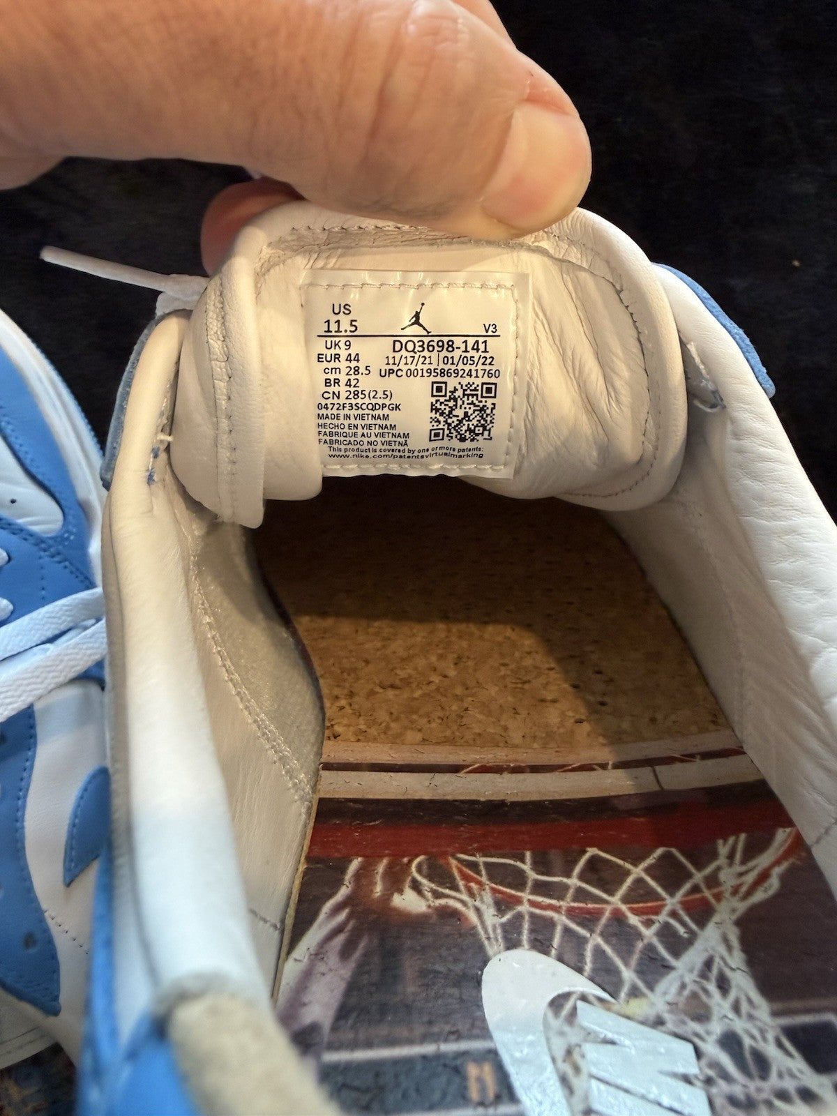 Nike Jordan Low Elevate University Blue Sneakers Womens 11.5 DQ3698-141 Mens 10