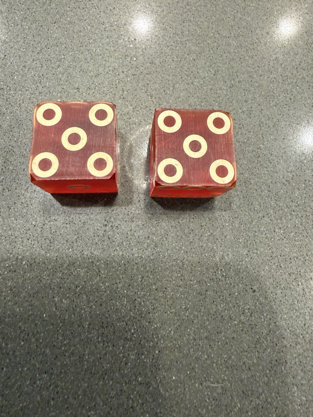 Rare Vintage Reno Nevada Mapes Hotel and  Casino Dice