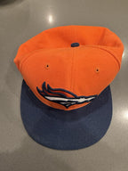 Denver Broncos Fitted Hat 7 1/2 New Era 59fifty Orange NFL