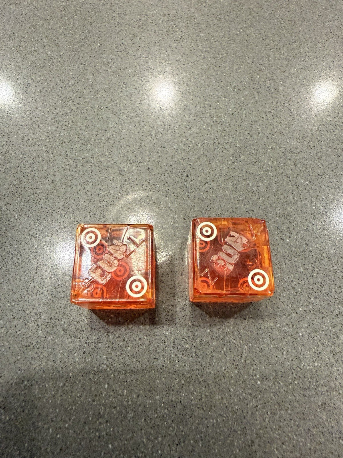 Vintage And Rare Harolds Reno Casino Bullseye Dice Die With “Fun” Imprint