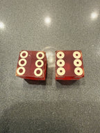 Old Rare Vintage Mapes Casino dice pair
