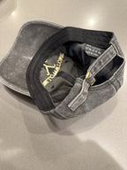 Yellowstone Dutton Ranch Rustic Slideback Hat Gray One Size Solid Embroidered
