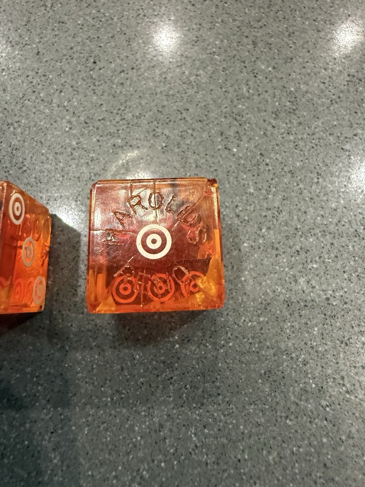 Vintage And Rare Harolds Reno Casino Bullseye Dice Die With “Fun” Imprint