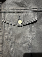 J Galt Rustic Denim Jean Jacket Corduroy Collar Women’s Small