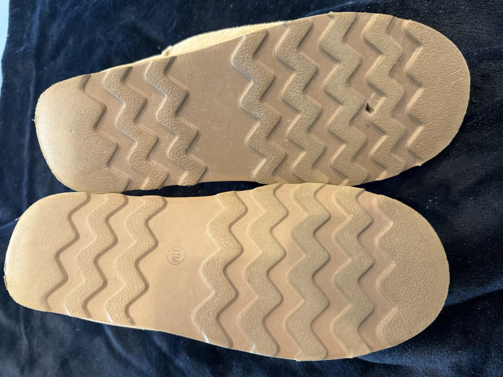 CUSIONAIRE Size 11M HIPPY Boot Bootie Platform Chestnut Memory Foam