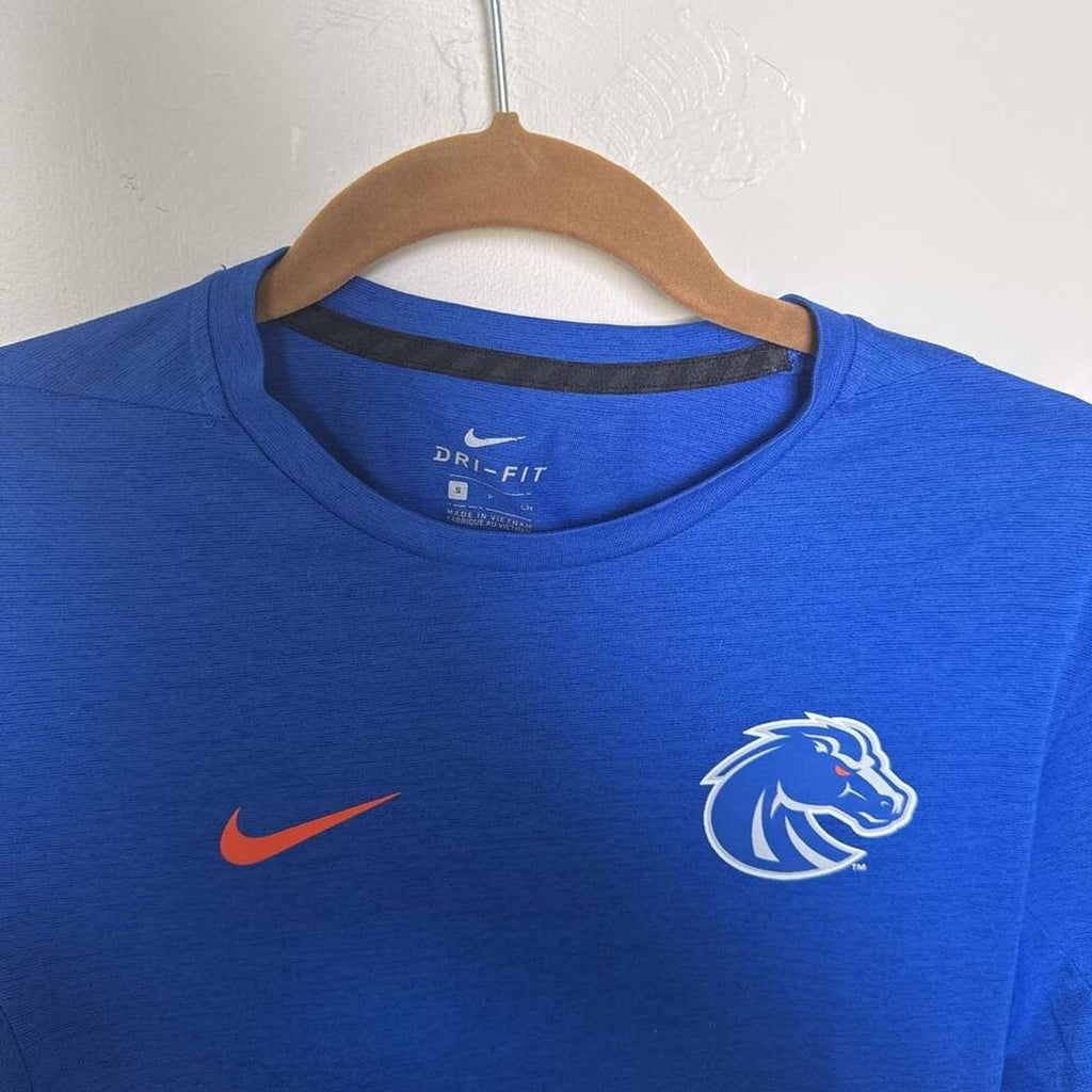 Nike Boise State Broncos Men’s Dri-FIT Blue Short Sleeve T-Shirt