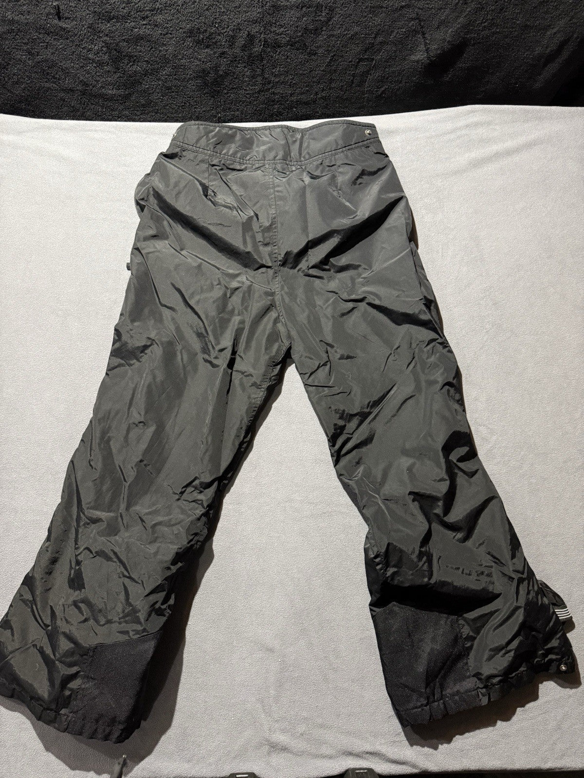 Mountian Tek RareBlack Ski Snow Board Zipper Pants size L