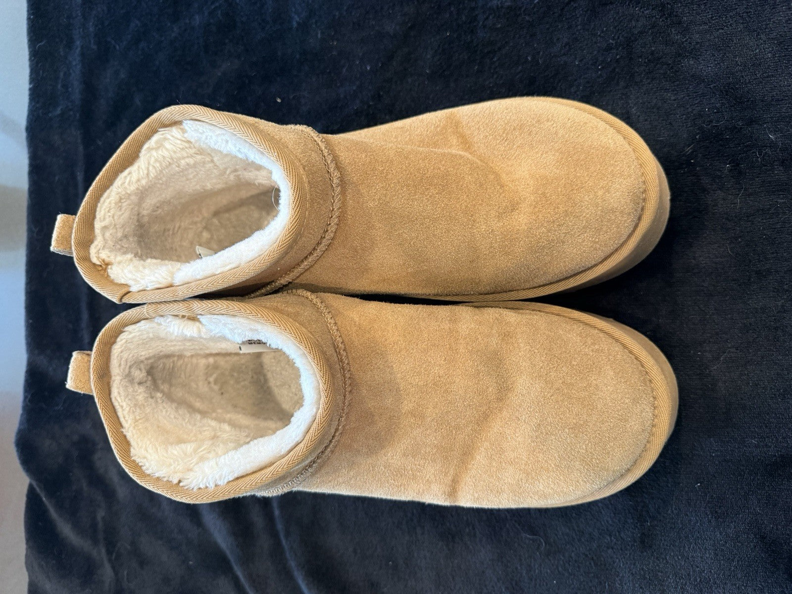 CUSIONAIRE Size 11M HIPPY Boot Bootie Platform Chestnut Memory Foam