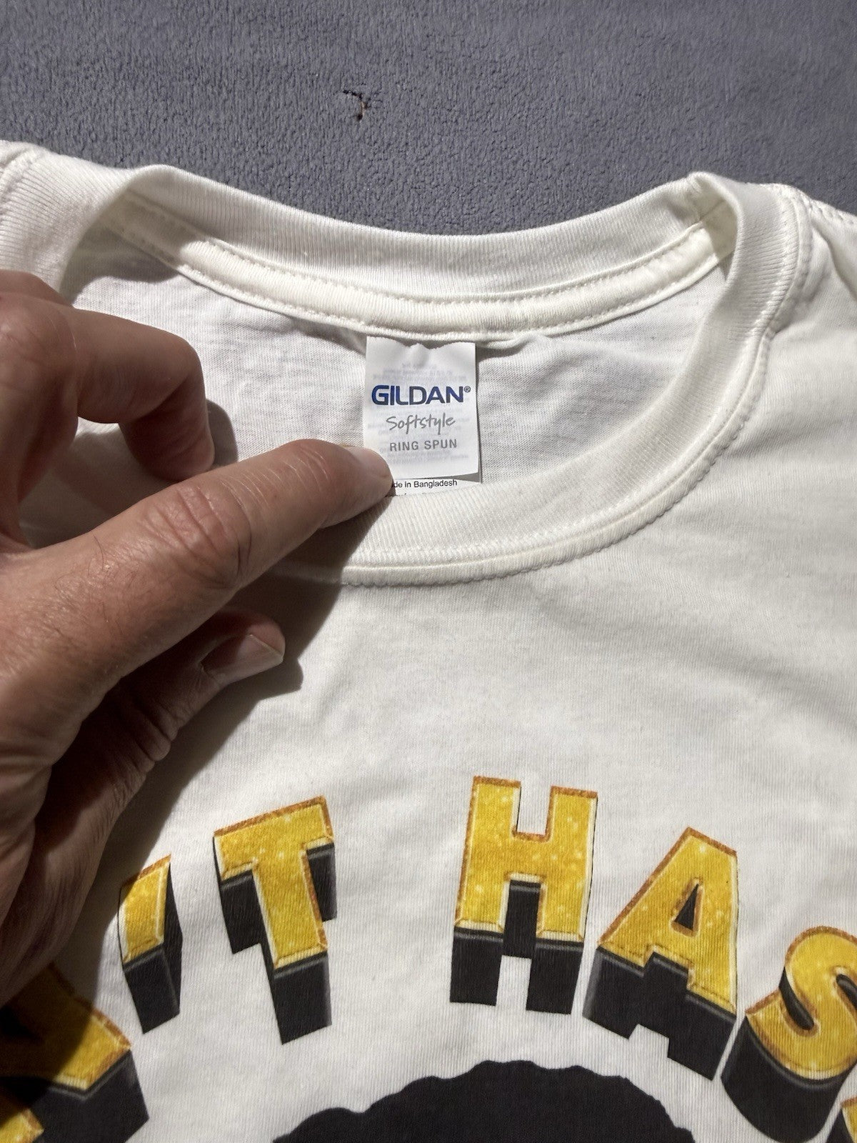 Signed David Hasselhoff ‘Don’t Hassel The Hoff’ Shirt 2019 London Play 9 To 5