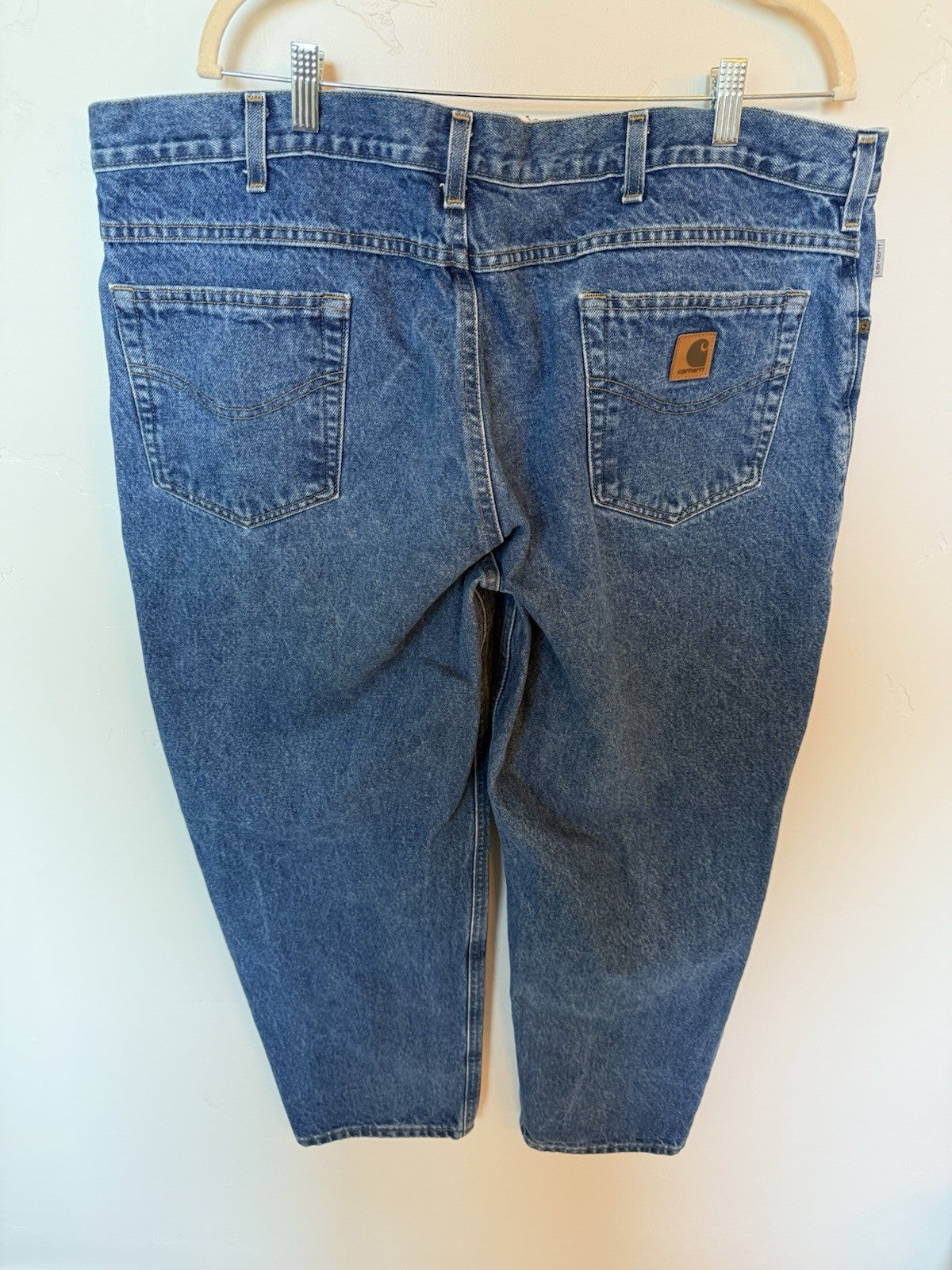 Carhartt Relaxed Fit Jeans Men's Size 42x30 Denim Pants Classic Workwear