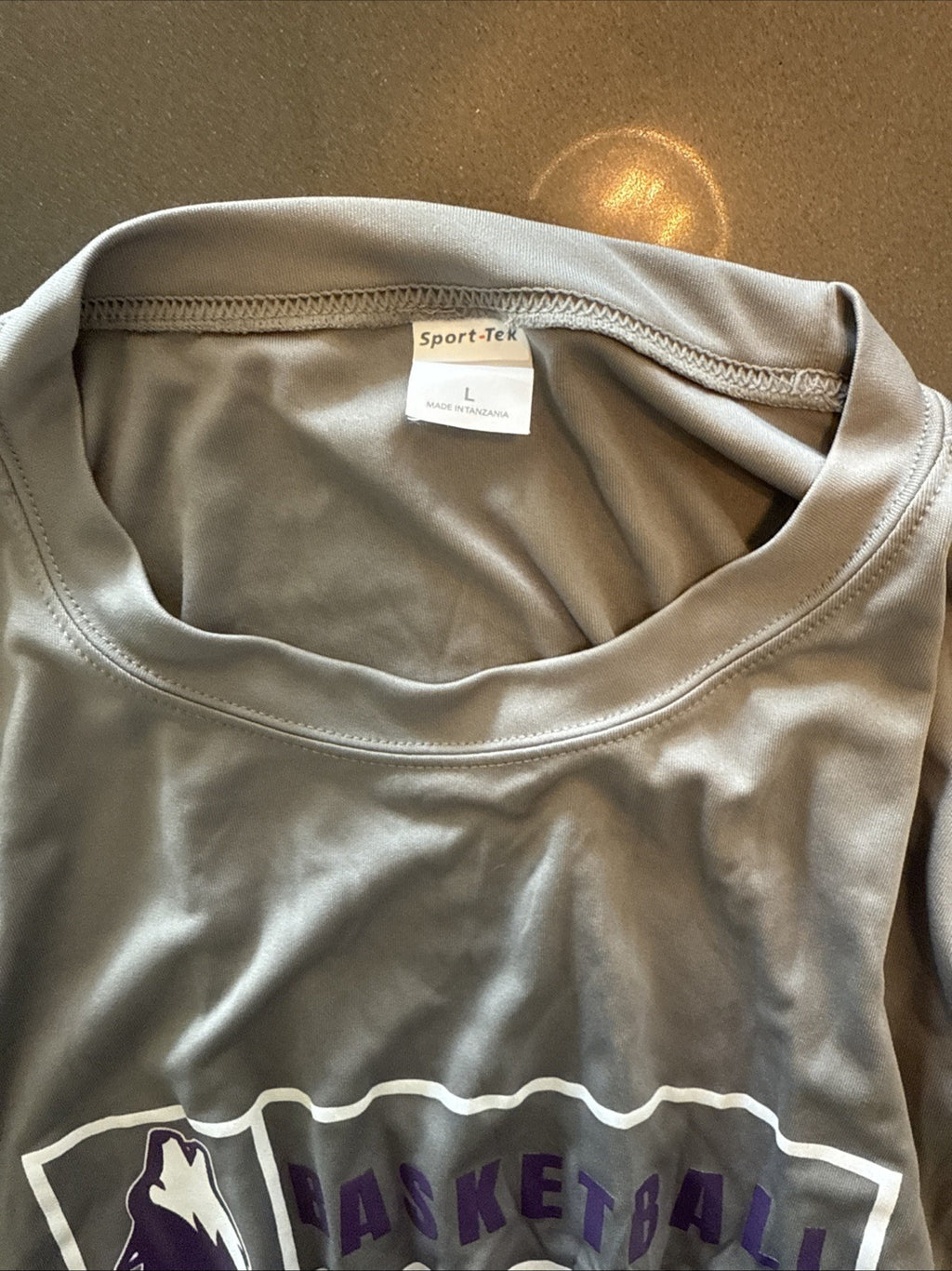 College Of  Idaho Yotes Basketball Black Shirt Size Medium Army National Guard 