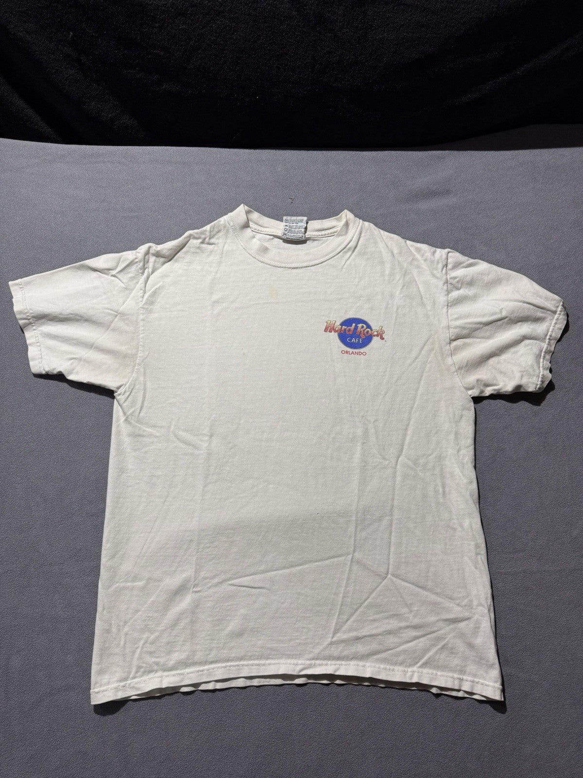 Vintage Hard Rock Cafe Orlando Florida Art Print T Shirt USA Save The Planet