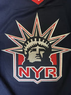 Blue CCM New York Rangers "Statue Of Liberty" XL Blank Jersey