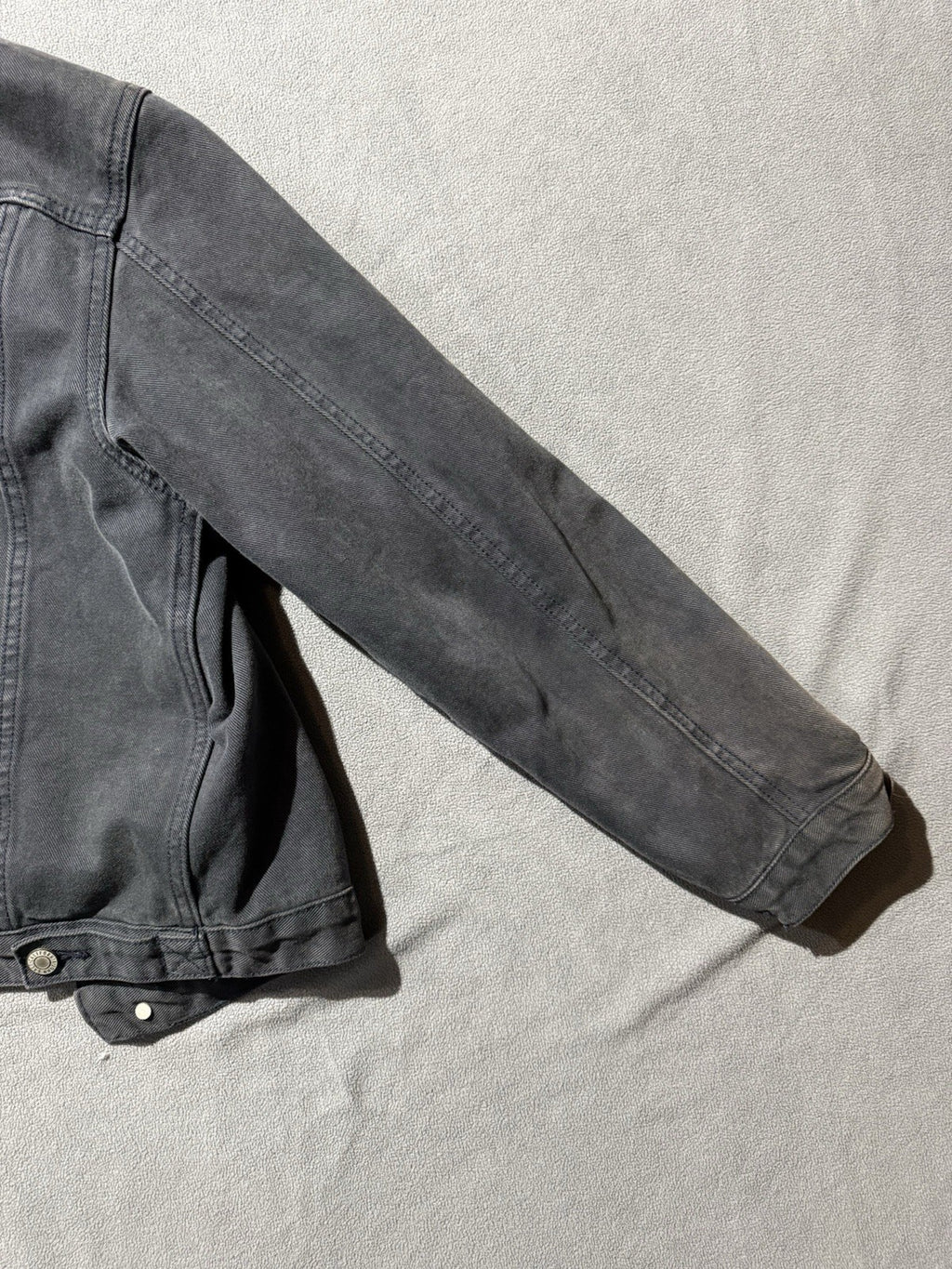 J Galt Rustic Denim Jean Jacket Corduroy Collar Women’s Small