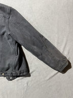 J Galt Rustic Denim Jean Jacket Corduroy Collar Women’s Small