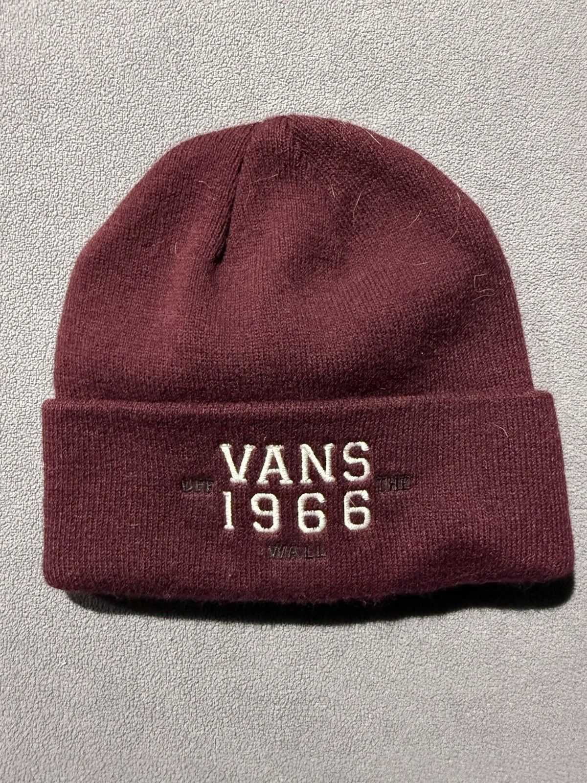Vans Beanie Unisex Red Maroon Winter Fall Hat